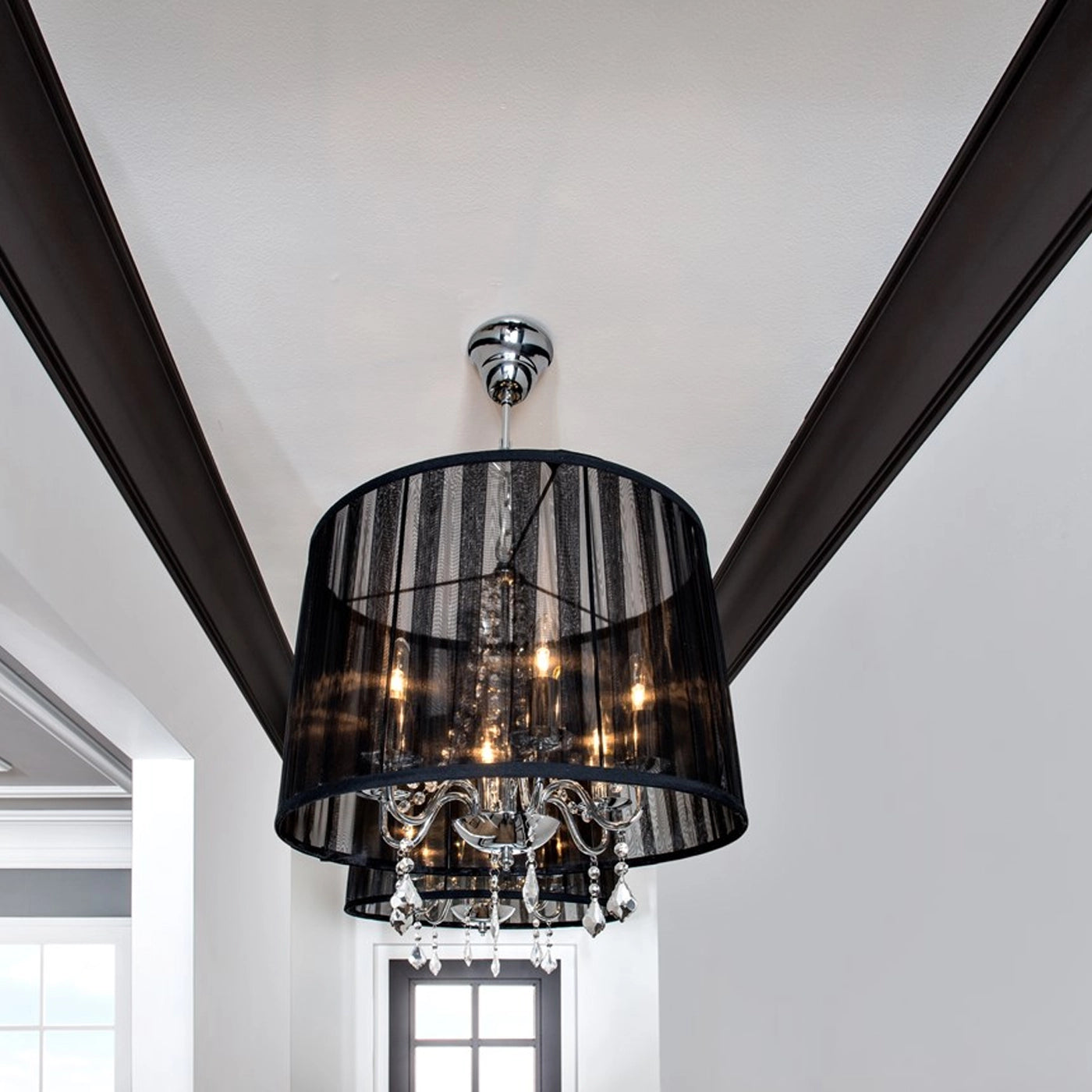 Z17 ARSTYL® 2M NMC Ceiling Coving on white ceiling | DecorMania UK